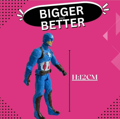 Avengers Doomsday action figure in blue, 12cm tall for kids aged 4 and up