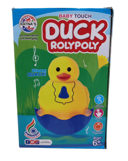 Baby Cub Musical Duck Face Roly Poly Wobbling Toy for Infants - T-Rex the toyland Sitamarhi