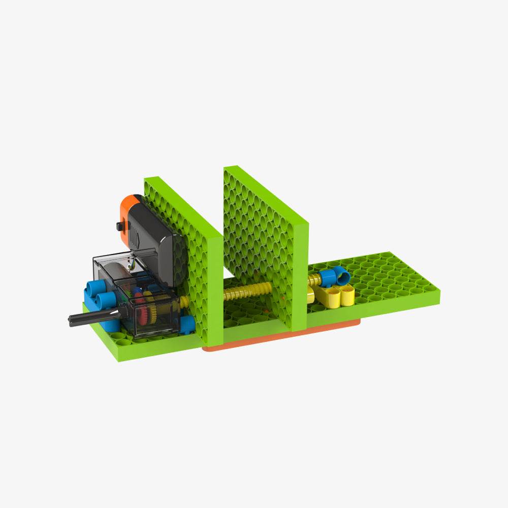 STEM construction toys for kids green building set with motor and gears from T-Rex the toyland Sitamarhi