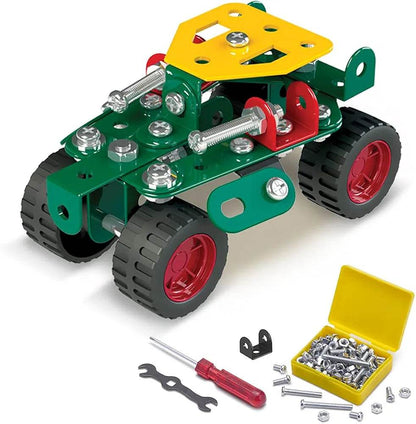 Mechanix Battle Station construction set toy vehicle model with nuts bolts and screwdriver