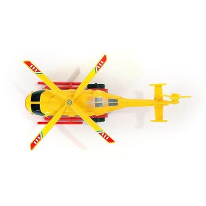 Yellow fire rescue helicopter toy pack with red and black details from T-Rex the toyland Sitamarhi
