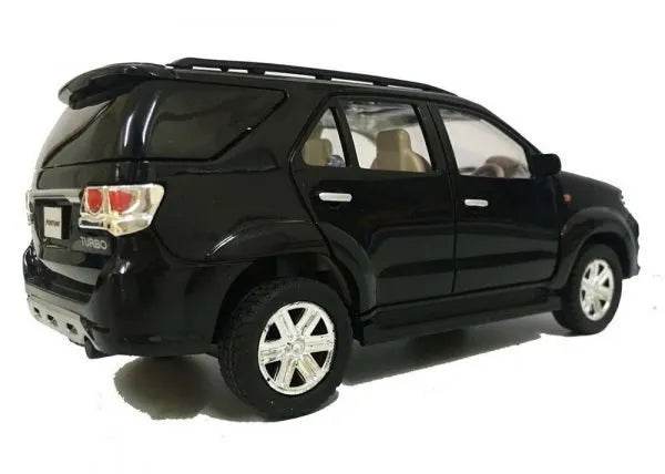 Black Centy Fortuner pull back series toy car for kids featuring realistic details CENTY Toys Fortune SUV for kids