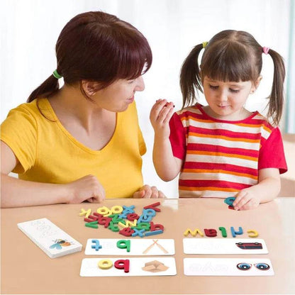Bee game spelling set with colorful letters for kids ages 4-7, promoting fun learning and creativity.