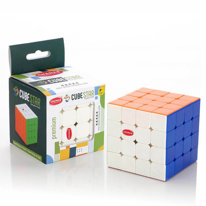 High speed 4x4 cube puzzle by Chanak with colorful smooth tiles and premium packaging