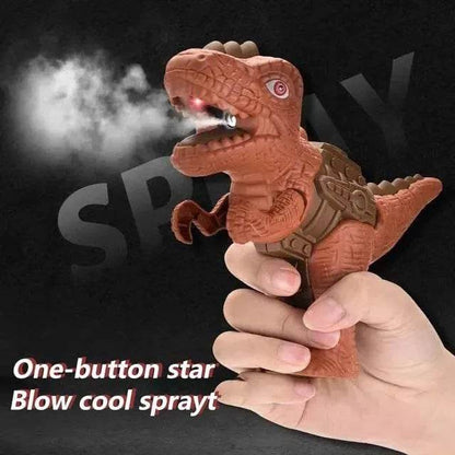 T-Rex The Toyland dinosaur machine gun toy for kids held in hand with smoke and light effects