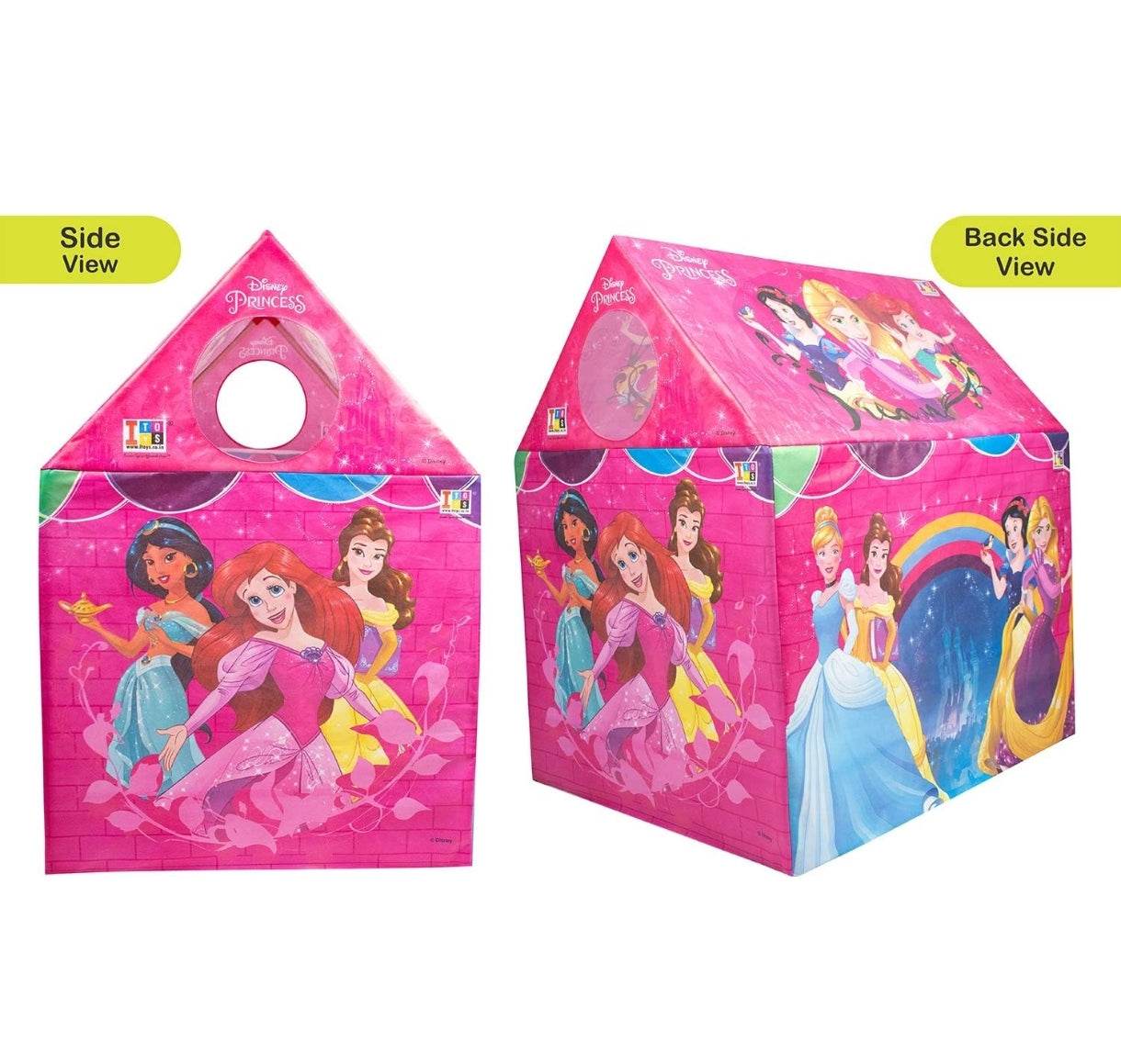 Disney Princess Theme Play House Tent for Kids, Multicolor - T-Rex the toyland Sitamarhi