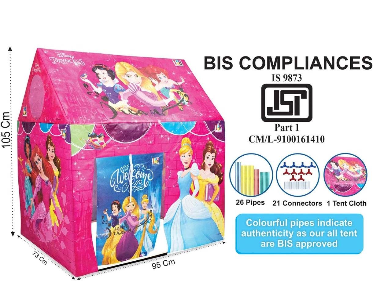 Disney Princess Theme Play House Tent for Kids, Multicolor - T-Rex the toyland Sitamarhi