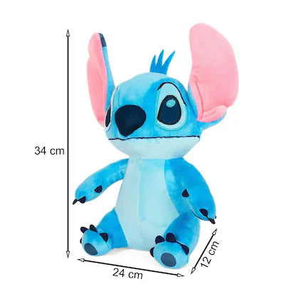 Disney Stitch 9 Inches Soft Toy Plush Inspired by Lilo & Stitch Movie, 3Y+, Blue