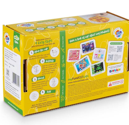 Fun yellow slime kit a slime with easy steps for kids to create and enjoy