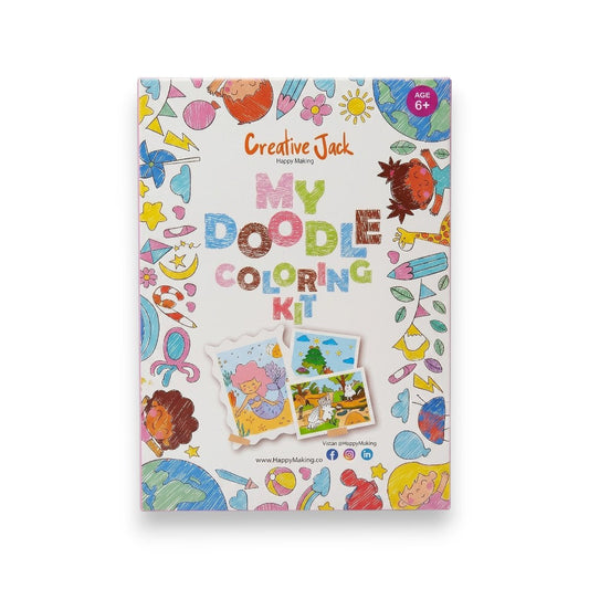 My Doodle Coloring Kit – DIY Coloring & Drawing Kit