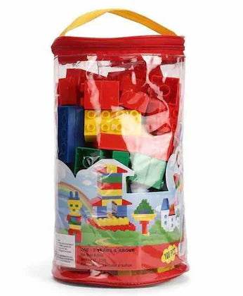 T-Rex the toyland Sitamarhi educational building blocks for kids in a clear zippered carry bag