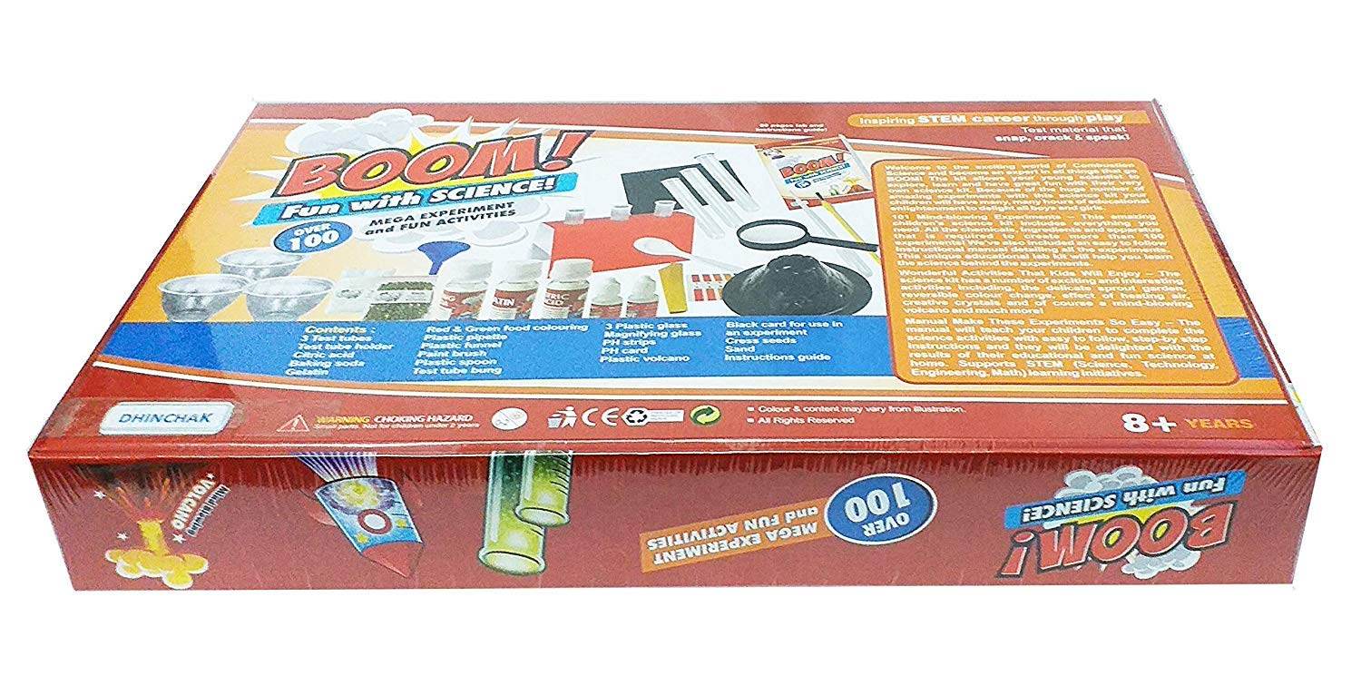 Ekta fun science experiments kit for kids with over 100 science activities and tools