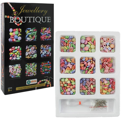 Ekta Jewellery Boutique junior game with colorful beads and jewelry making accessories for kids 5 plus