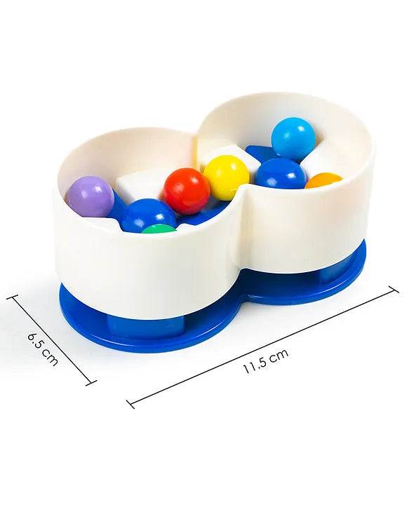 Fidget Rainbow Ball - As The top Piece is Repeatedly Moved Upward and Downward for Kids and Toddlers - T-Rex the toyland Sitamarhi