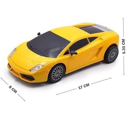 Yellow T-Rex the Toyland high speed battery operated toy car with sleek sports design