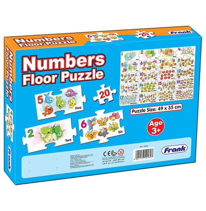 Colorful Numbers Floor Puzzle for kids aged 3 and up, featuring interactive number and puzzle designs