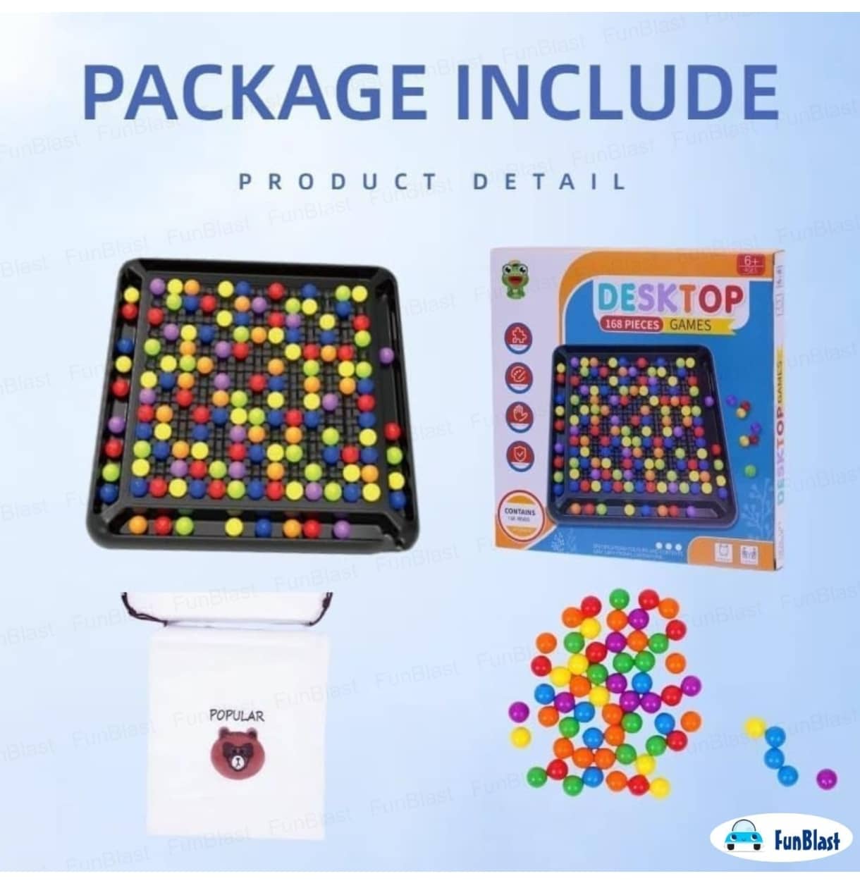 Colorful board game games set with 514 pieces for family fun suitable for all ages