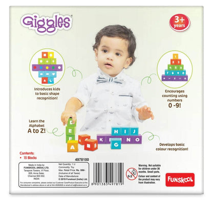 Colorful building blocks learning center for kids aged 3 and up, promoting shape and color recognition