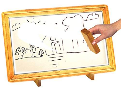 Wooden 2 in 1 Magnetic Writing Slate for kids, perfect for learning and creativity. Buy 2 in 1 Magnetic Writing Slate Online India | Kids Learning Board.
