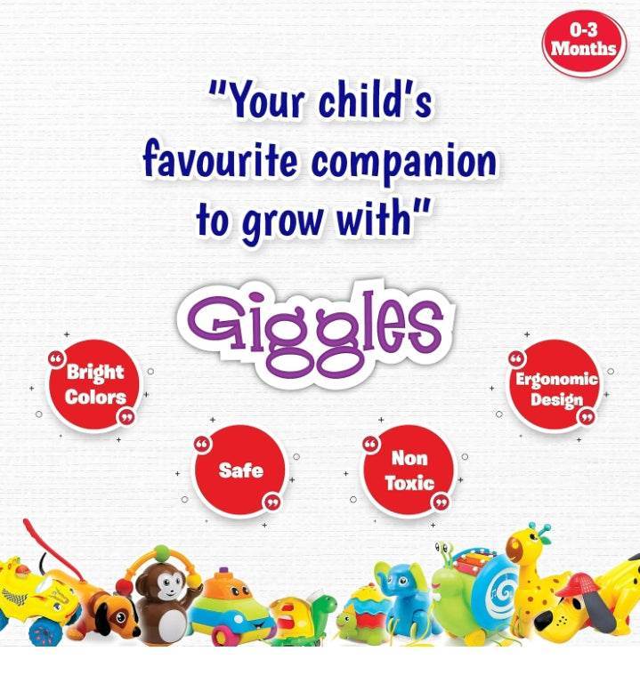 Funskool Giggles complete kitchen gift for 0-3 months with bright colors non toxic safe ergonomic design