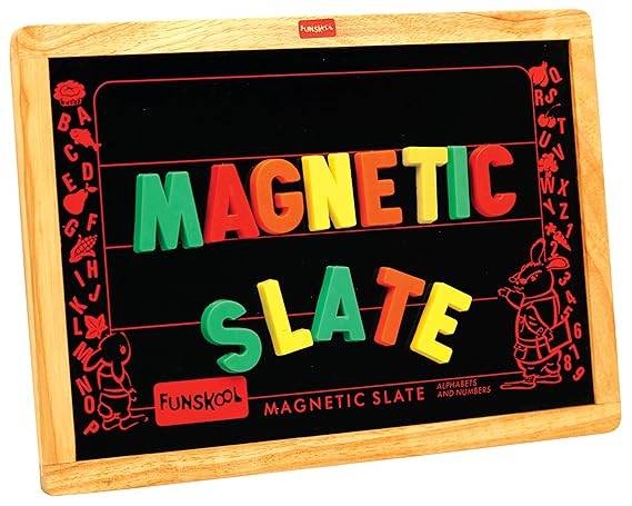 Funskool Giggles - Magnetic Slate , Alphabet and Numbers learning board, Early learning, 3 Years & above, Preschool toys - T-Rex the toyland Sitamarhi