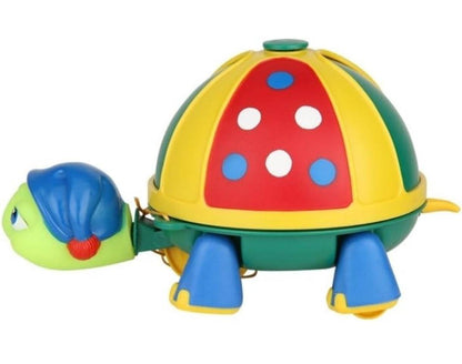 Funskool Giggles - Roly Poly Turtle , Pull along toy, Encourages walking, Rattling sound,Multicolour, 12 months & above, Infant and Preschool Toys - T-Rex the toyland Sitamarhi