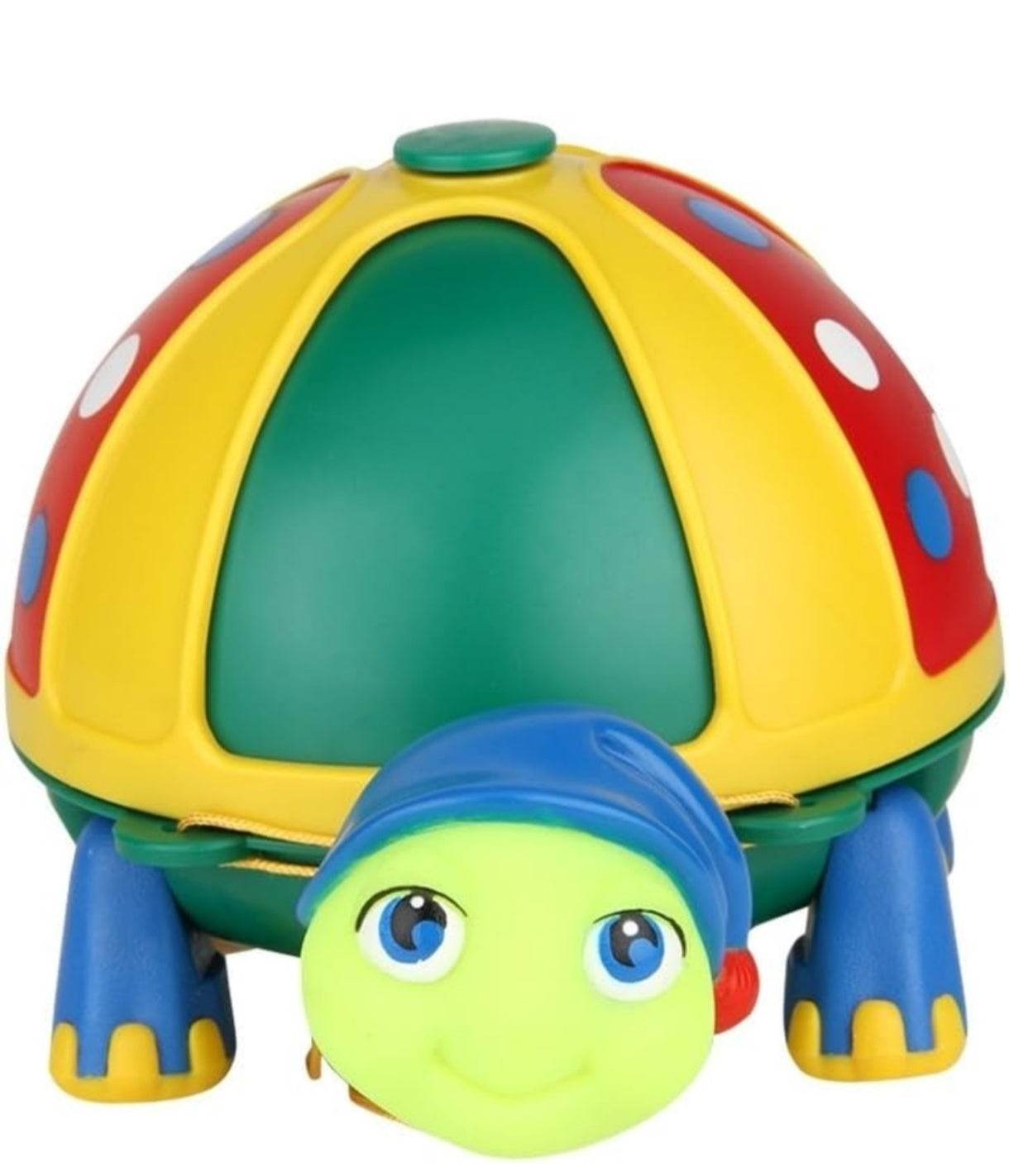 Funskool Giggles - Roly Poly Turtle , Pull along toy, Encourages walking, Rattling sound,Multicolour, 12 months & above, Infant and Preschool Toys - T-Rex the toyland Sitamarhi