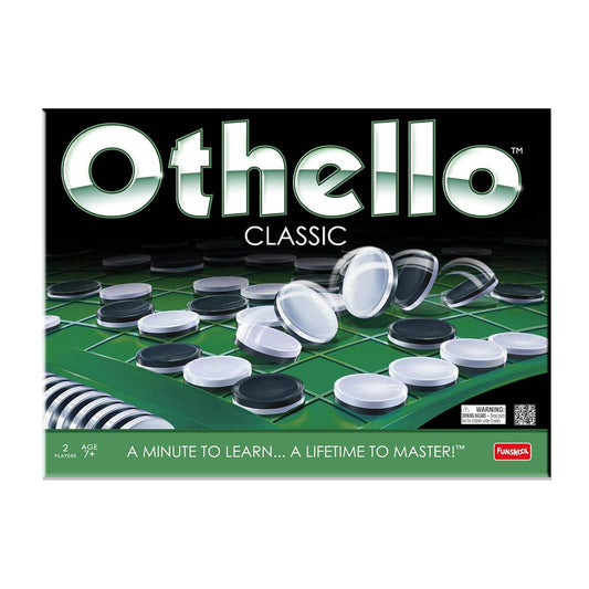 Funskool Othello board game with green board and black and white discs for strategic play