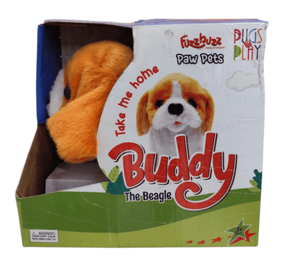 Fuzzy orange and white interactive cat toy for playful kittens and adult cats