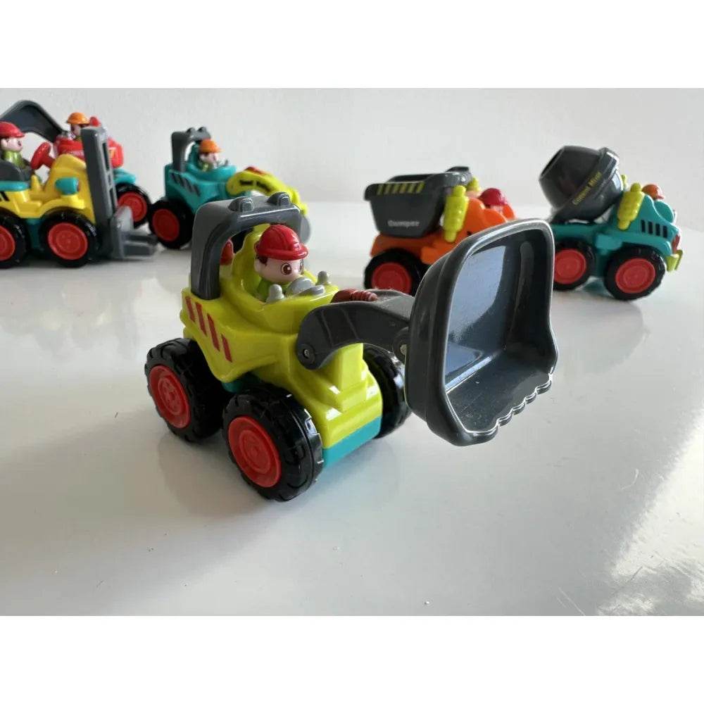 T-Rex the toyland friction powered construction vehicle toys with colorful mini excavators and loaders