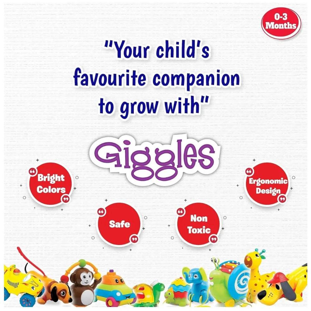 Giggles Funskool Link Stack N Nest, Nesting & Stackable Toy Blocks for Kids, Encourages Learning & Development, Fun Activity for Babies, Gift Set for Kid, Age 6+ Months - T-Rex the toyland Sitamarhi