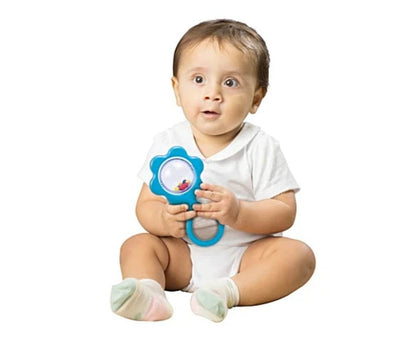 Funskool colorful gift set for newborn featuring an engaging baby toy for sensory play