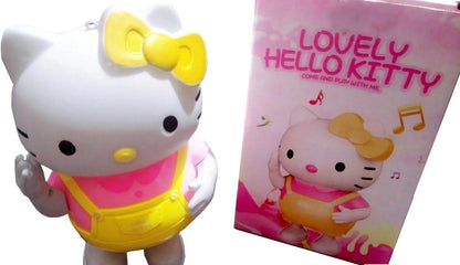 Hello Kitty musical toy for kids in pink and yellow with fun sound features