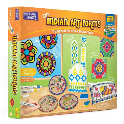 Imagimake Indian art forms kit by T-Rex the toyland Sitamarhi for DIY traditional Indian art projects