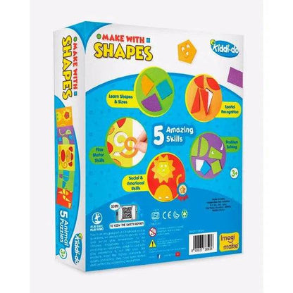 IMAGIMAKE Make with Shapes Foam Animal Puzzles - T-Rex the toyland Sitamarhi