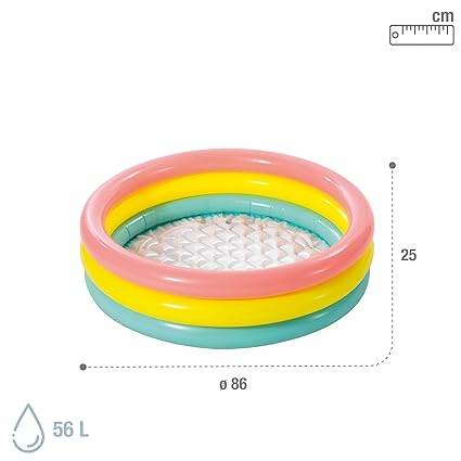Colorful inflatable in pool for toddlers, perfect for outdoor summer play and relaxation