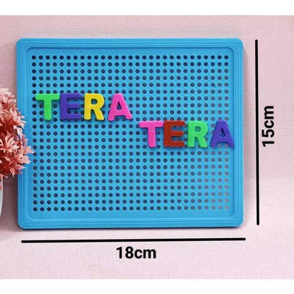 itoys Edu Wonder Board to Learn Alphabets & Numbers for Kids,Multicolor - T-Rex the toyland Sitamarhi
