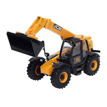 Yellow JCB truck monster toy with movable front loader for kids aged 3 and up
