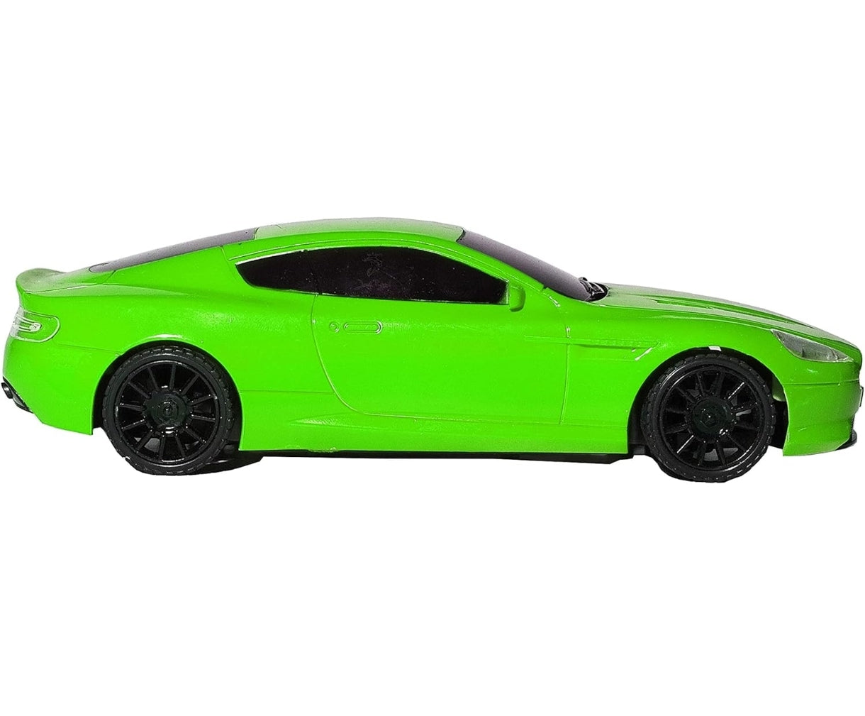 T-Rex the ToyLand bright green remote control jaguar car toy with sleek design and black wheels