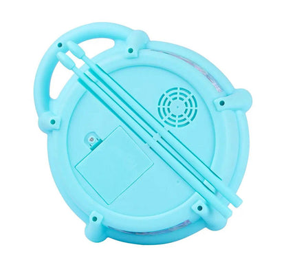 Blue flash drum kids drum set for fun musical play and entertainment