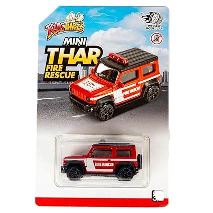 KIDSTHRILL Mini Thar Fire Rescue Diecast Model Toy Vehicle Jeep Car for Kids for 2 Years+ - T-Rex the toyland Sitamarhi