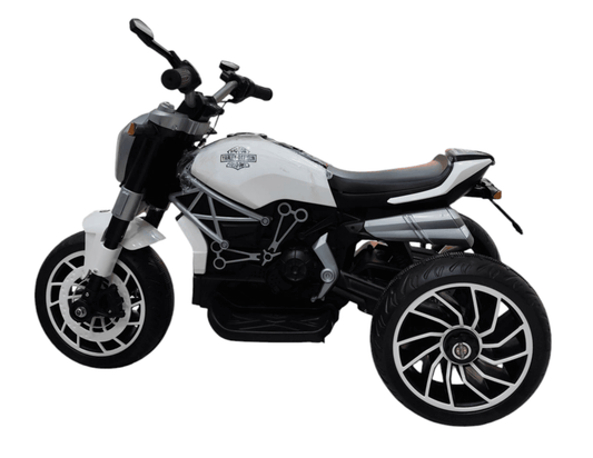 Kidz Auto KAB Y1600,12V Battery-Operated Ride-On Bike (3 Wheels) with Hand Accelerator,Foot Pedal Break, MP3/USB Port,Decorative Head Lights Electric... - T-Rex the toyland Sitamarhi