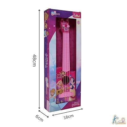 Kriiddaank Disney Princess Theme Guitar (Small) Battery-Powered with Light, Educational & Best Birthday Gift for Girls | Fun & Educational Toy for Kids | Safe, Engaging & Interactive Play - T-Rex the toyland Sitamarhi
