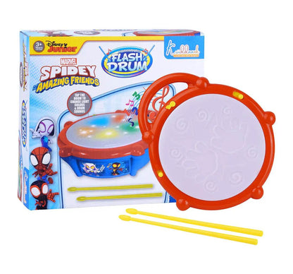 Kriiddaank Flash Drum Spiderman Age 3Y+ - T-Rex the toyland Sitamarhi