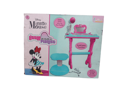 Kriiddaank Minnie Little Pianist Keyboard - Musical Exploration, Fun Sound Effects, Portable & Battery Operated | Fun & Educational Toy for Kids | Safe, Engaging & Interactive Play - T-Rex the toyland Sitamarhi