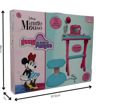 Kriiddaank Minnie Little Pianist Keyboard - Musical Exploration, Fun Sound Effects, Portable & Battery Operated | Fun & Educational Toy for Kids | Safe, Engaging & Interactive Play - T-Rex the toyland Sitamarhi