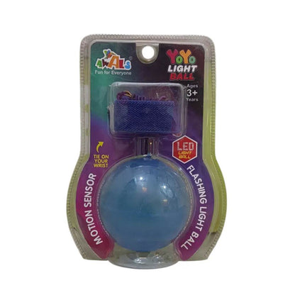 LED yo yo ball for kids with motion sensor and flashing light in blue by T-Rex the toyland Sitamarhi