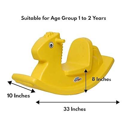 Little Fingers Beautiful Rocking Horse for Kids Boys N Girls - T-Rex the toyland Sitamarhi