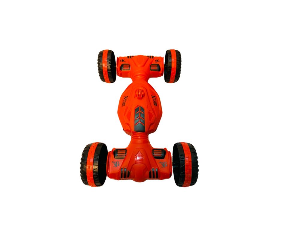 T-Rex the ToyLand RC Car in bright orange with 360 degree rotation toy car feature and durable wheels