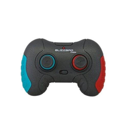 LUMO Blizzard wireless controller for metal remote control car with blue and red grips